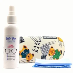 Combo étui et spray pour lunettes pour protection et nettoyage quotidien