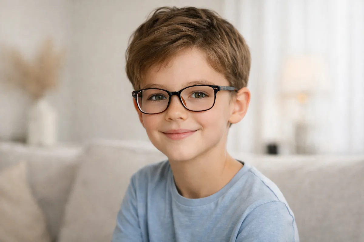 Lunettes pour enfant garçon au Maroc – VisionPetitLot