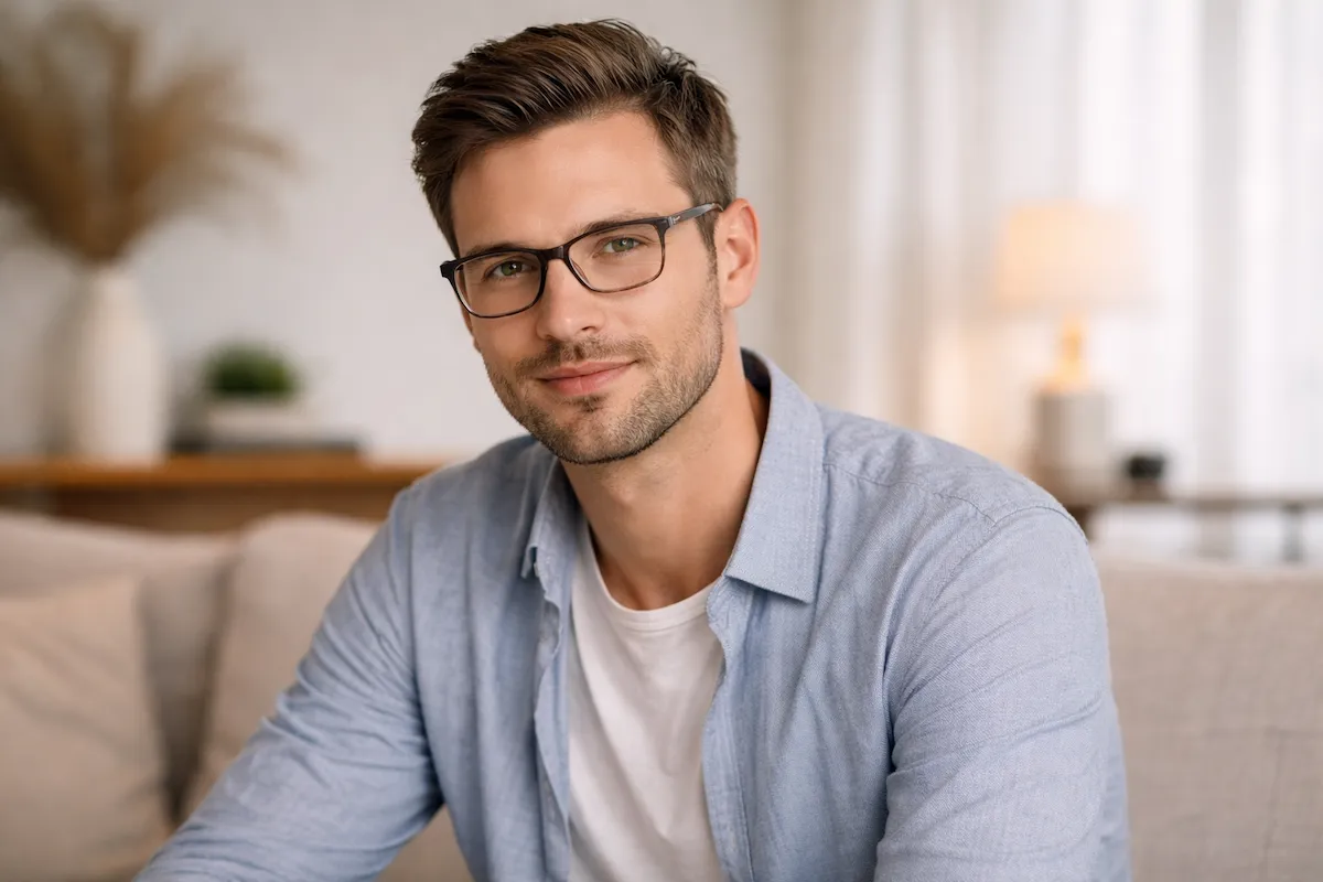 Lunettes de vue pour homme au Maroc – VisionPetitLot
